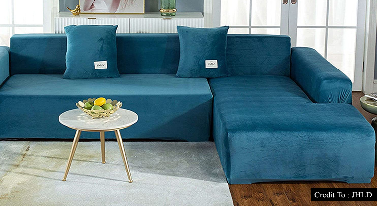 plush sectional couch