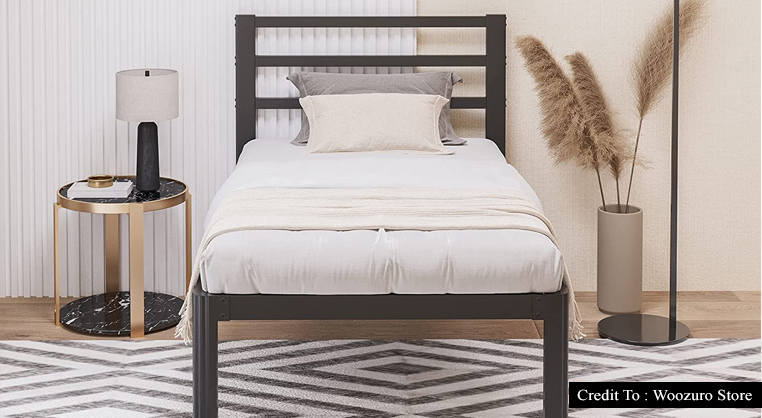 twin xl bed frame with headboard