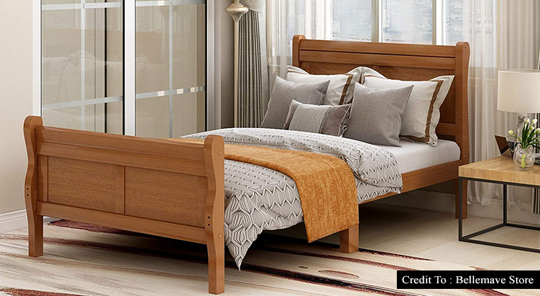 wood twin bed frame